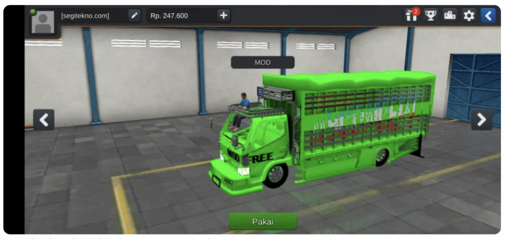 download mod bussid truck fuso tribal full muatan