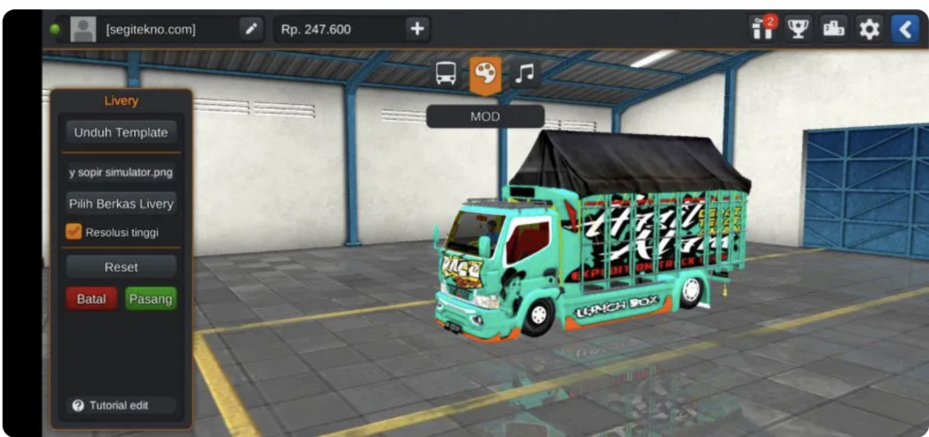 download mod bussid truck nmr 71 standar
