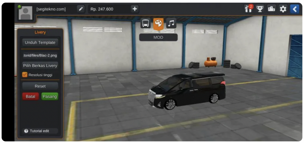 download mod mobil pribadi bussid 2