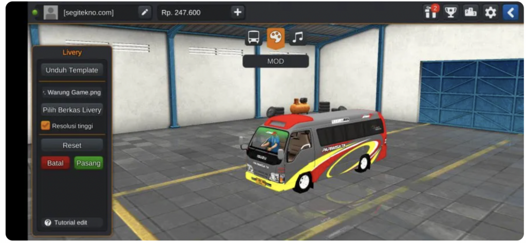 download mod mobil pribadi bussid 8