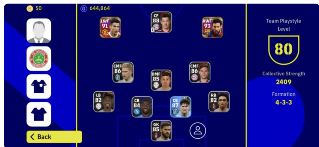 formasi 4114 efootball 2022