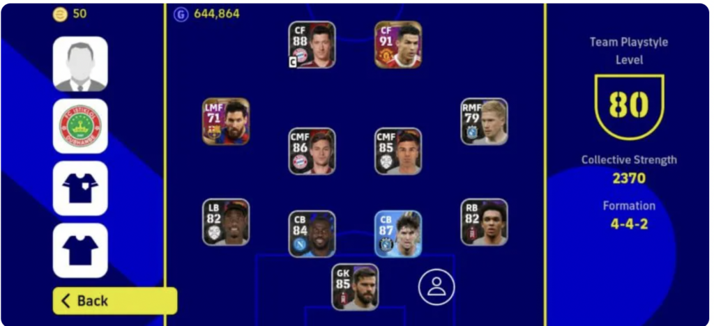 formasi pes 2021 pc