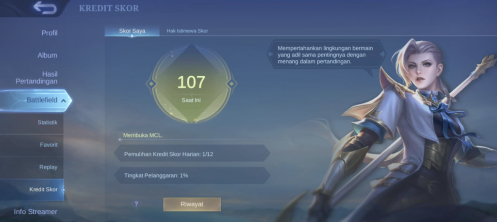hack credit score mobile legend
