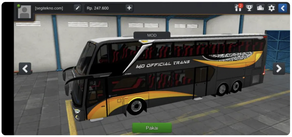 mod bussid bus tercepat 1