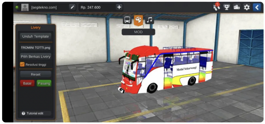 mod bussid bus tingkat 1