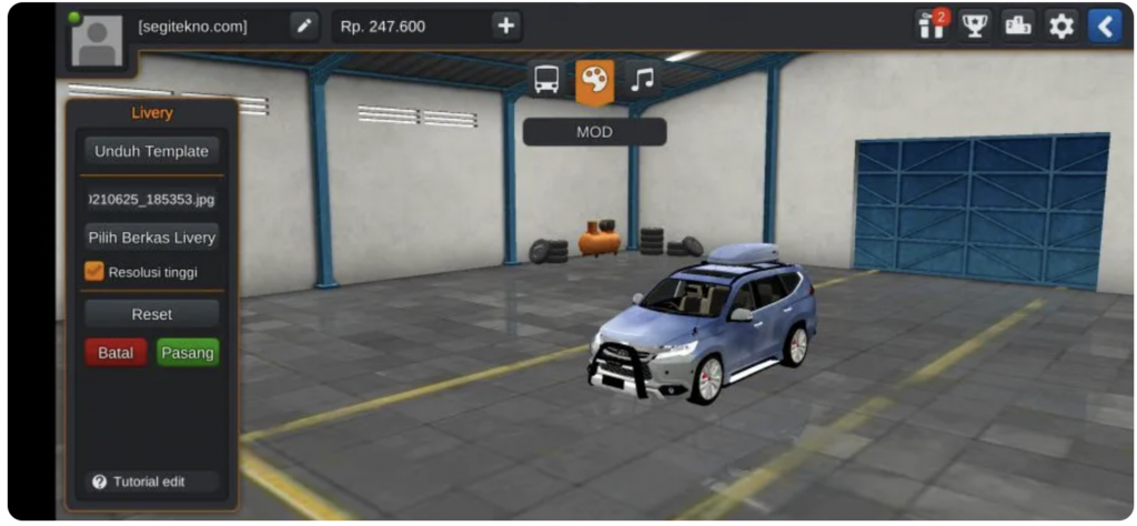 mod bussid fortuner