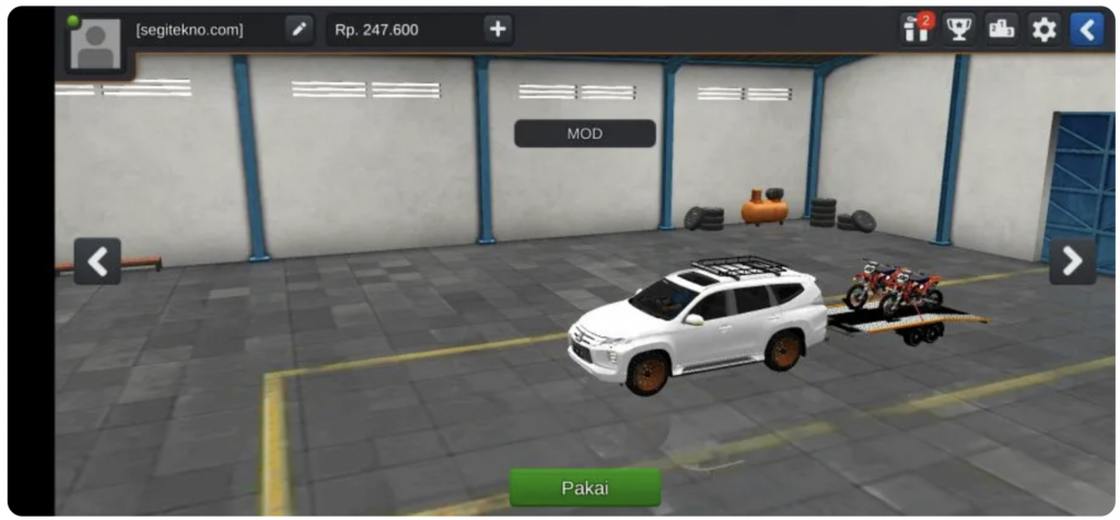 mod bussid pajero 2021