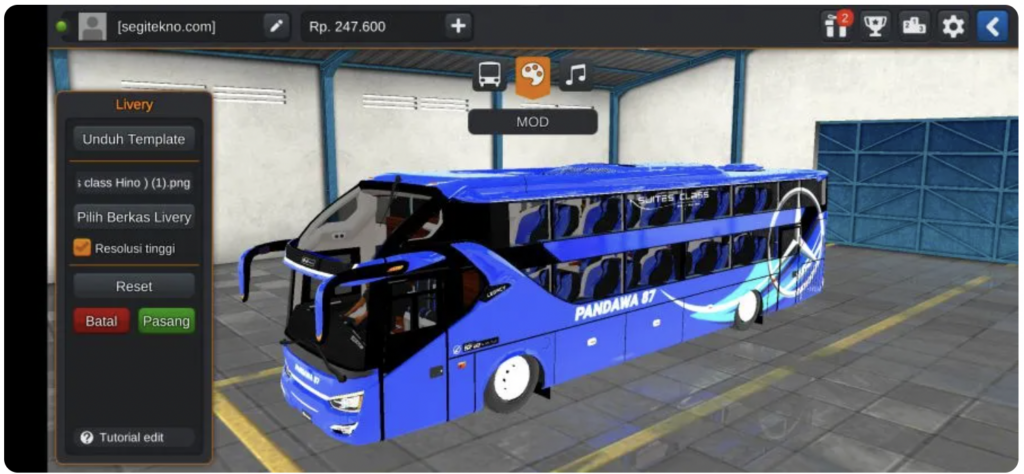 mod bussid rosalia indah 1