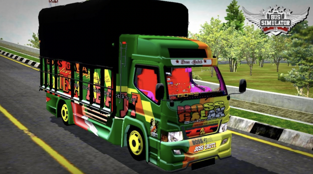 mod bussid truck bos galak giga extreme
