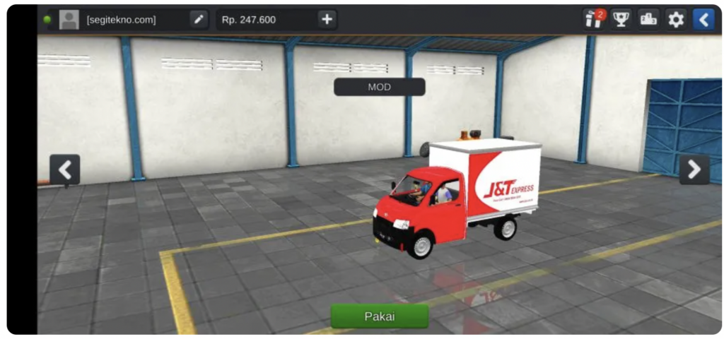mod bussid truck oleng