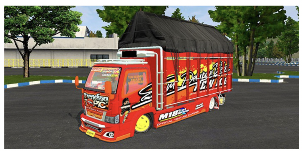 mod bussid truck oleng 6