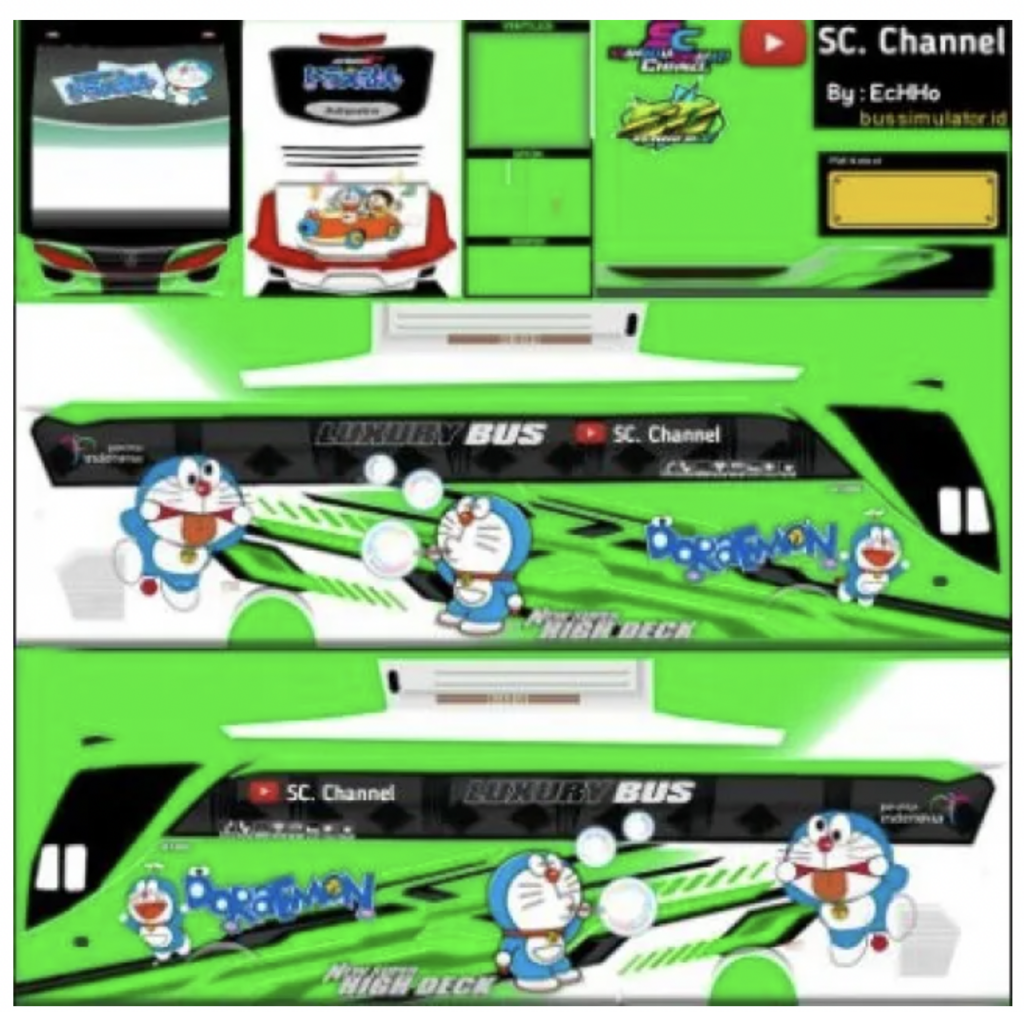 mod bussid warna hijau