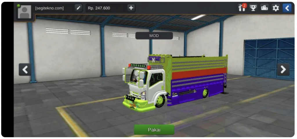 truck mod bussid